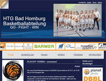 Tablet Screenshot of basketball.htg-badhomburg.de